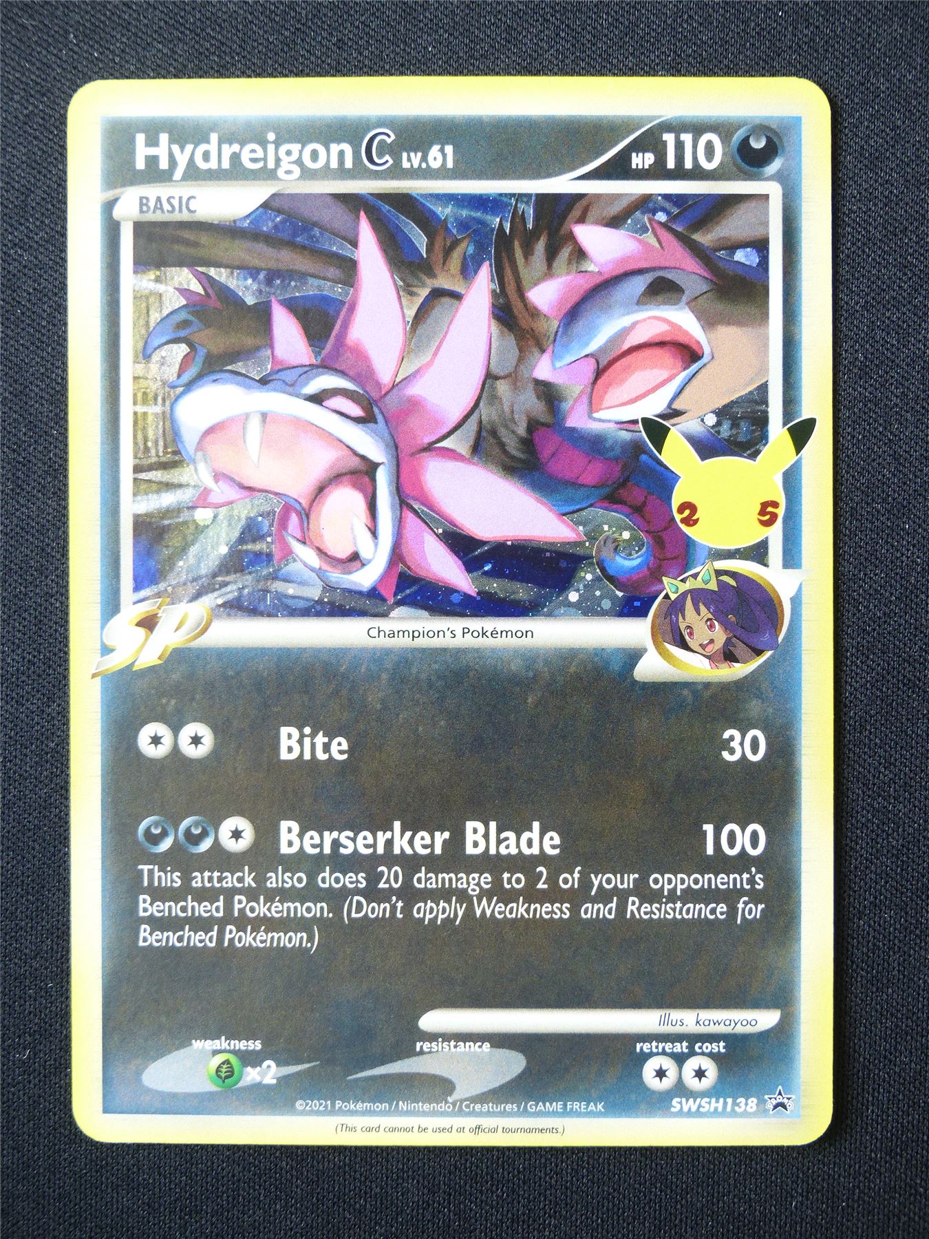 Hydreigon C SWSH138 Promo Holo - Pokemon Card #61F