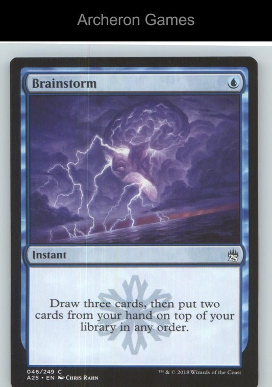 Brainstorm A25 46 C MTG Card NM/EX+