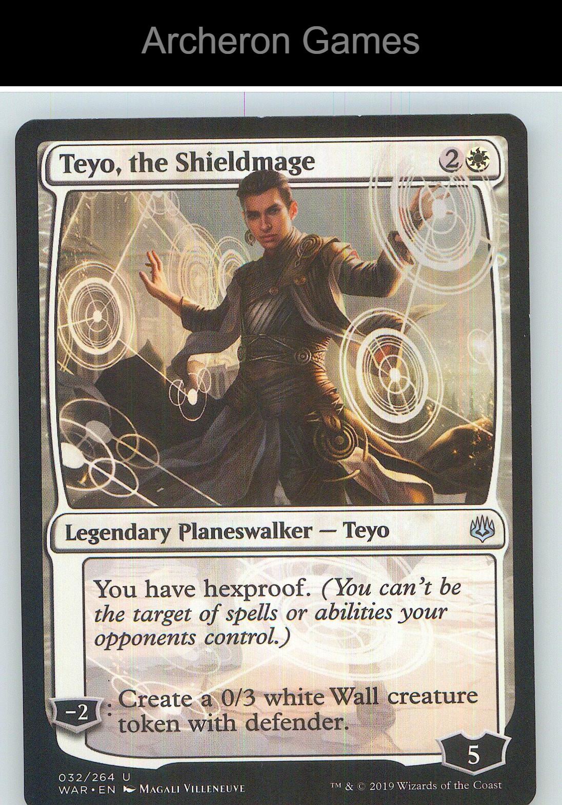 Teyo, the Shieldmage WAR 32 UC MTG Card NM/EX+