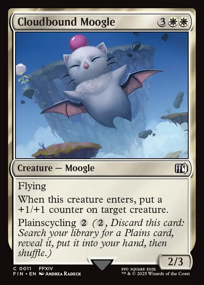 Cloudbound Moogle - Final Fantasy fin