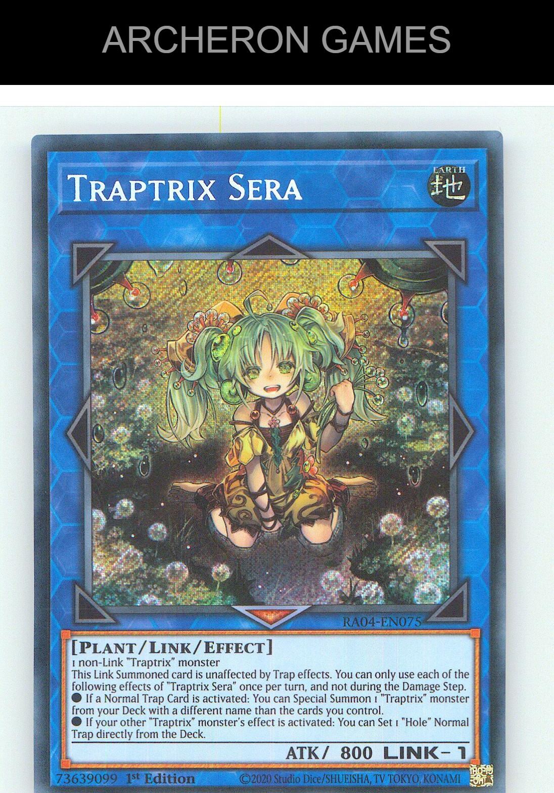 Traptrix Sera (Secret Rare) SEC YUGIOH Card 1st Edition