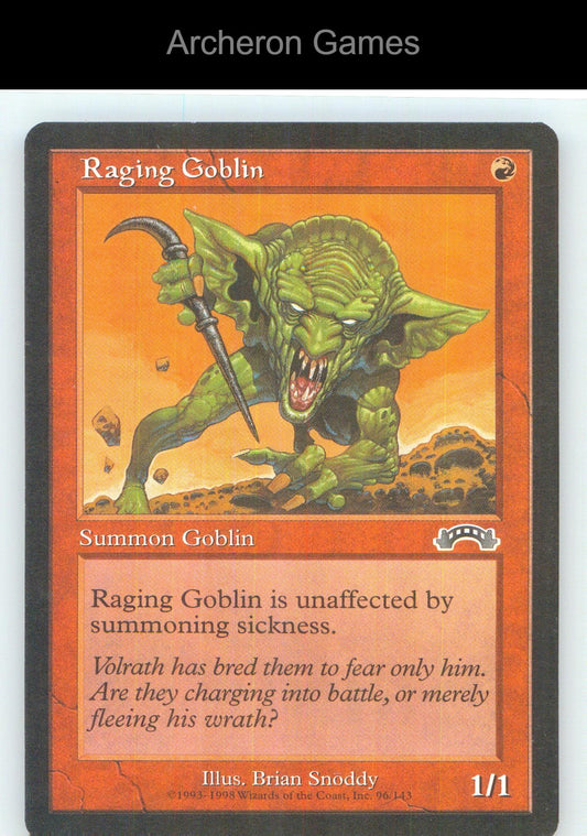 Raging Goblin EXO 96 C MTG Card NM/EX+