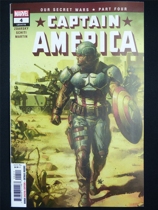 CAPTAIN America #4 - Dec 2025 Marvel Comic #55V