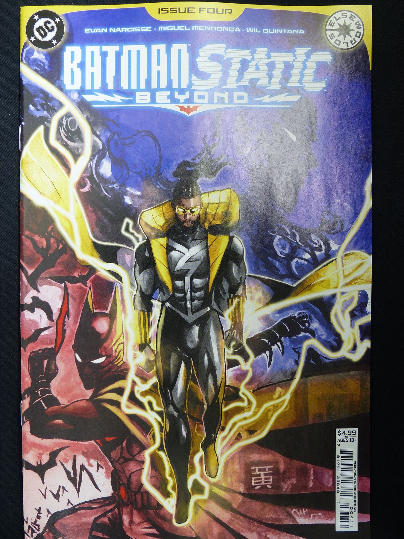 BATMAN Static Beyond #4 - B&B May 2026 DC Comic #3CN
