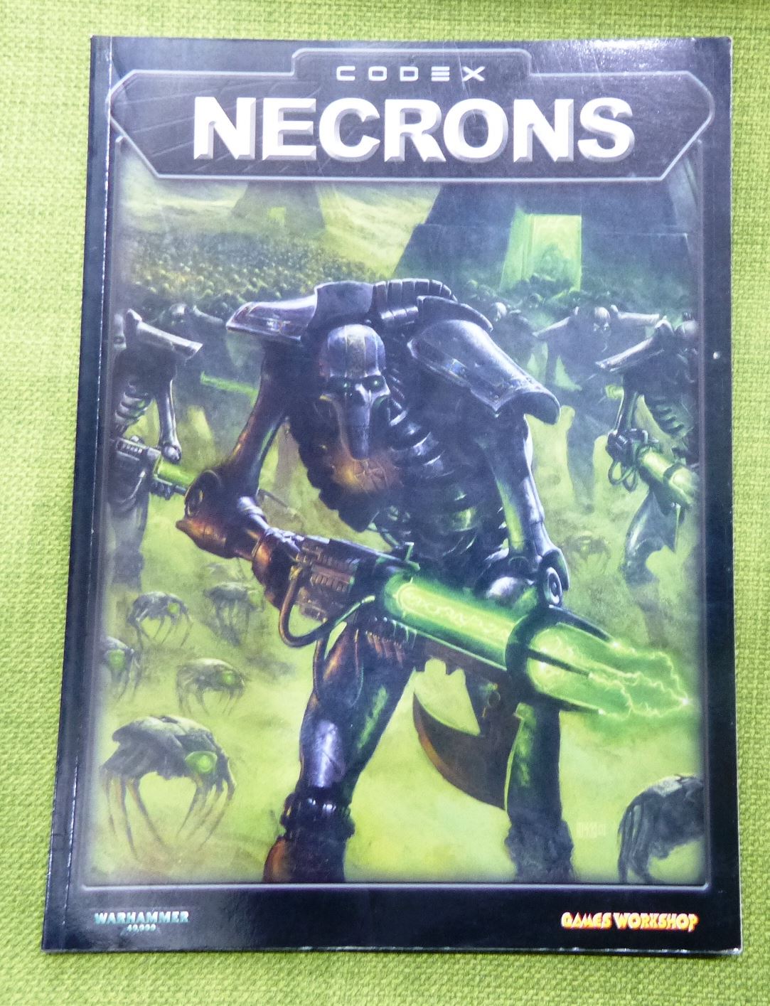 Signed 3rd Edition Necron Codex - Graham McNeill signature plus more Softback Book - Warhammer AoS 40k #9I