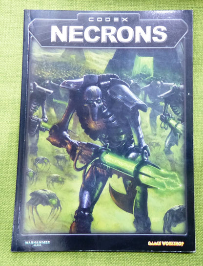 Signed 3rd Edition Necron Codex - Graham McNeill signature plus more Softback Book - Warhammer AoS 40k #9I