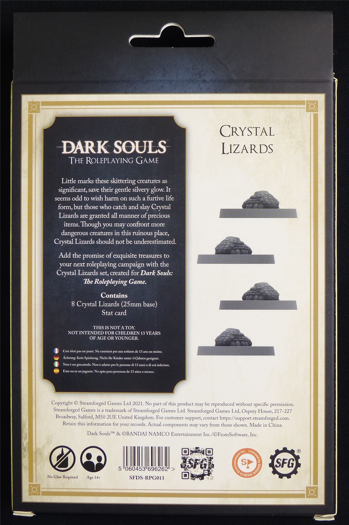 Crystal Lizards - Dark Souls Roleplaying Game Miniatures #3KR