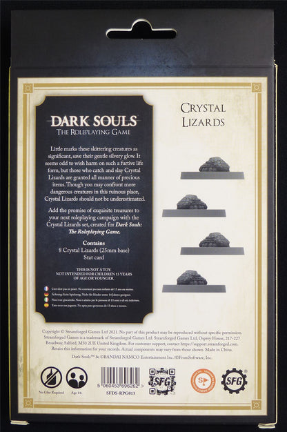 Crystal Lizards - Dark Souls Roleplaying Game Miniatures #3KR