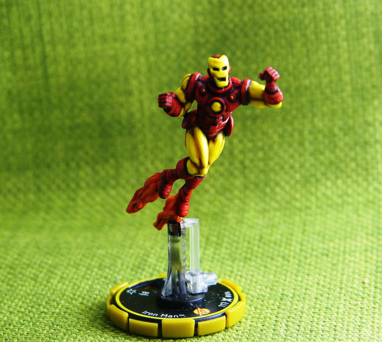 Iron Man #076 Hand Painted - Heroclix Wizkids games Miniatures #5AV