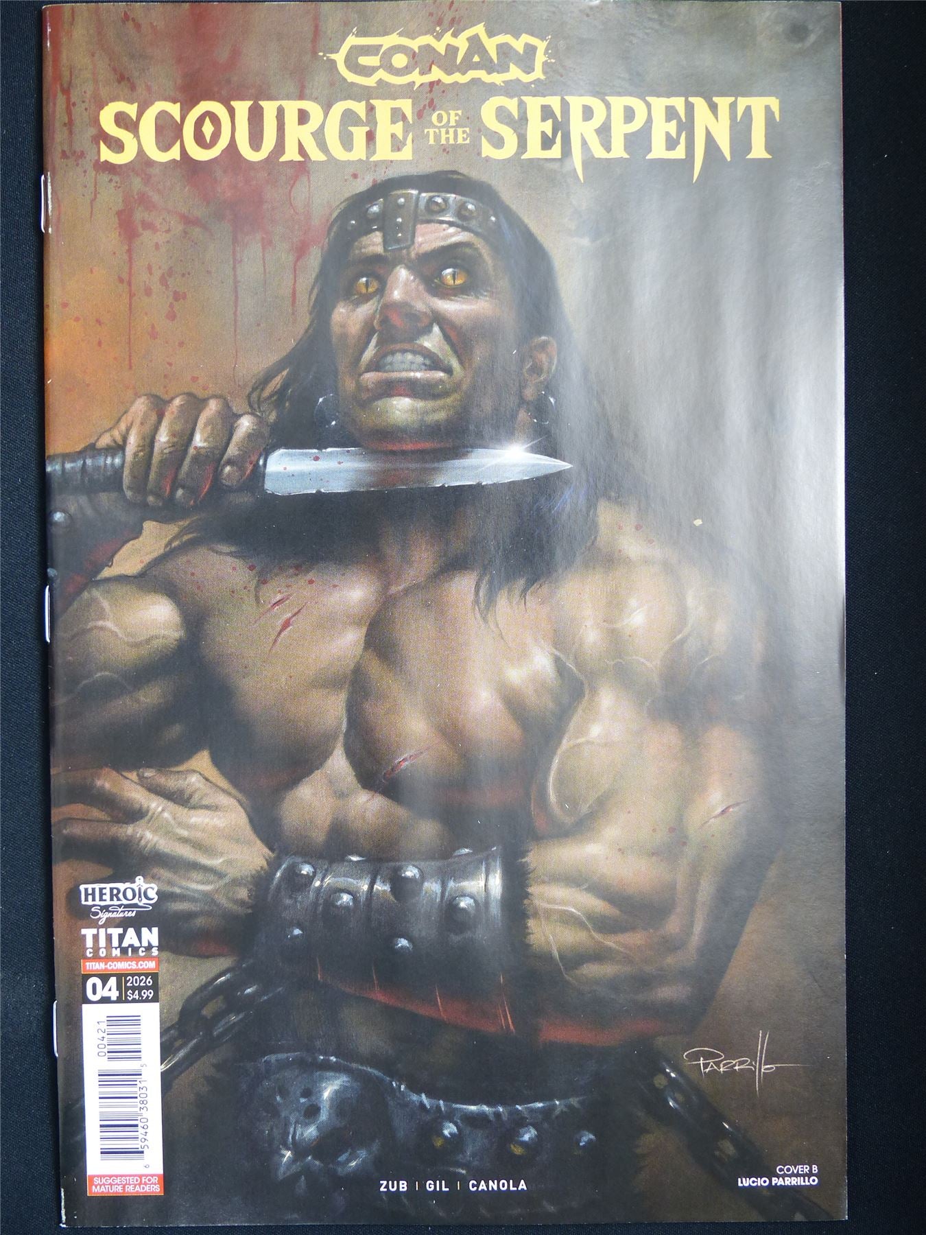 CONAN: The Scourge of the Serpent #4 Cvr B - B&B Jan 2026 Titan Comic #1E0