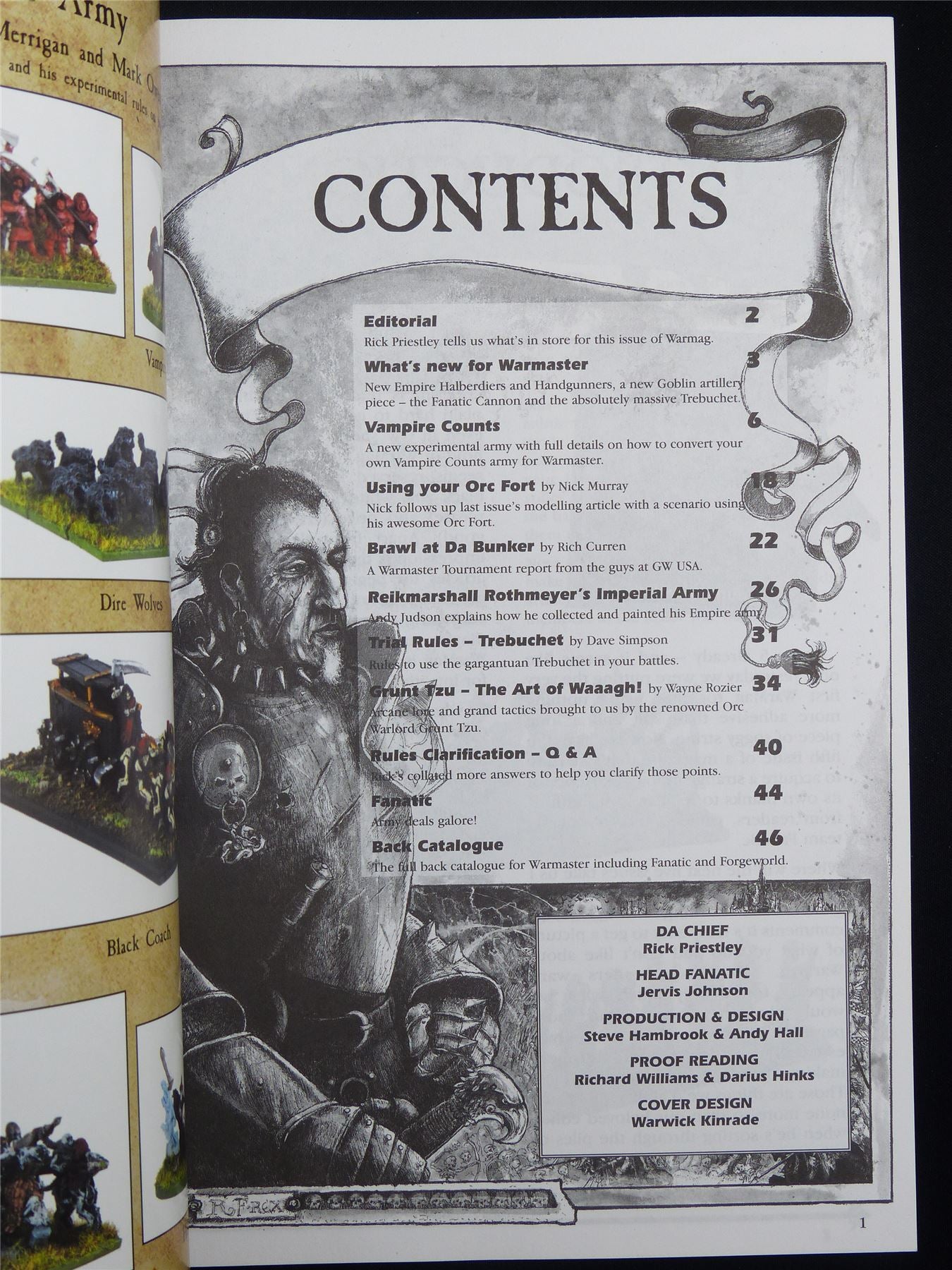Warmaster #5 Fear the Dark - Games Workshop Magazine #1NC