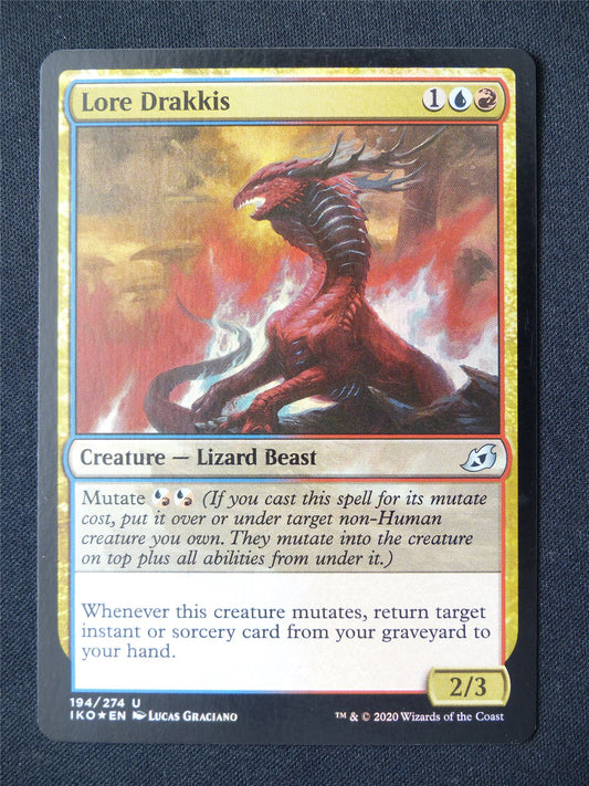 Lore Drakkis Foil - IKO - Mtg Card #NE