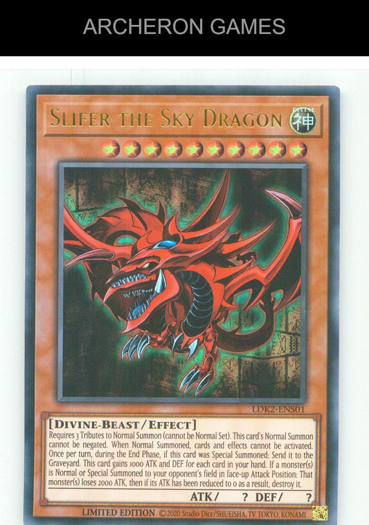 Slifer the Sky Dragon UR YUGIOH Card Limited