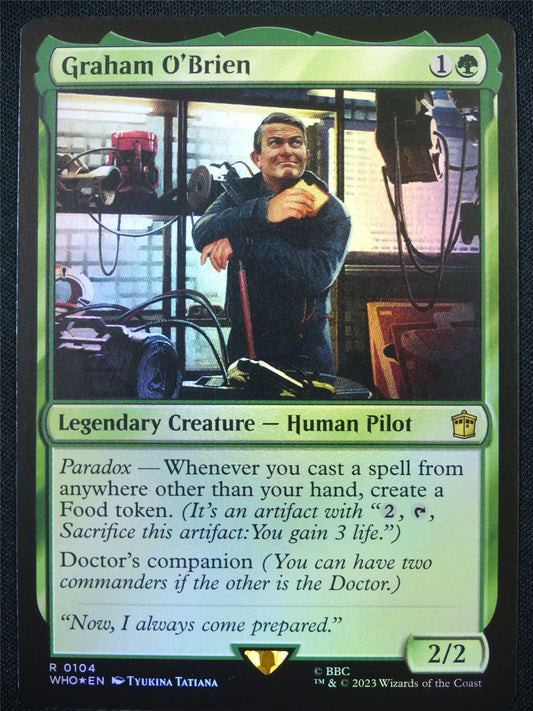 Graham O'Brien Foil - WHO - Mtg Card #8N