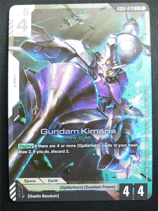 Gundam Kimaris GD02-070 LR Foil - Gundam Card #4E1