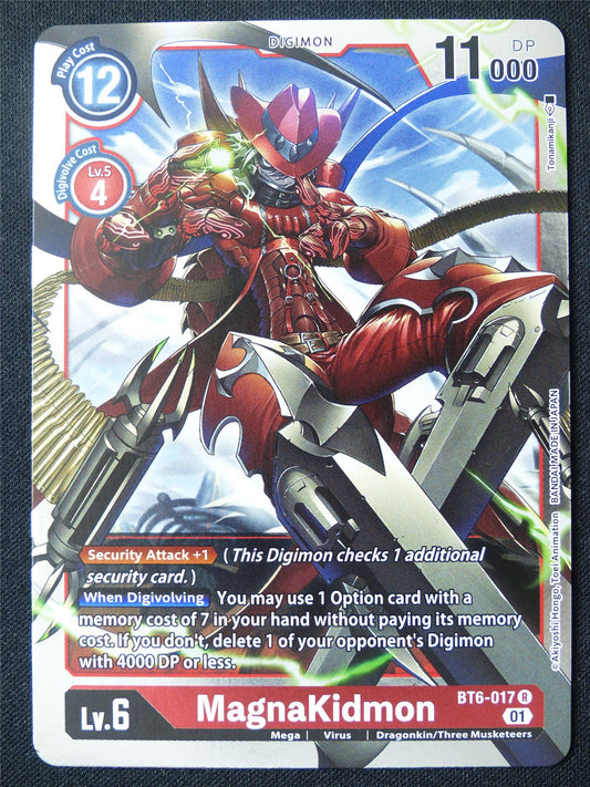 MagnaKidmon BT6-017 R Foil - Digimon Card #175