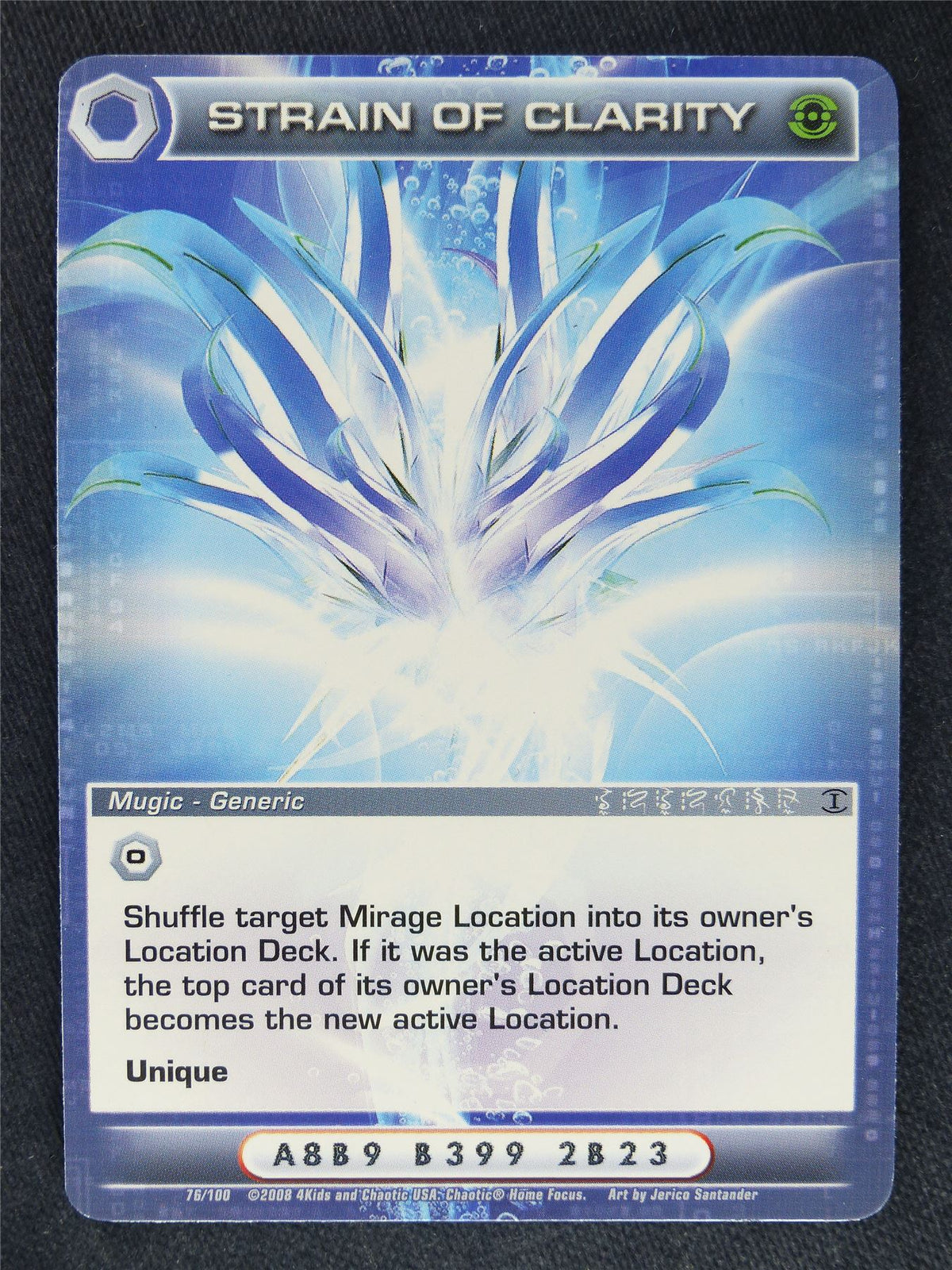 Strain of Clarity 76/100 - Chaotic Cards #IV