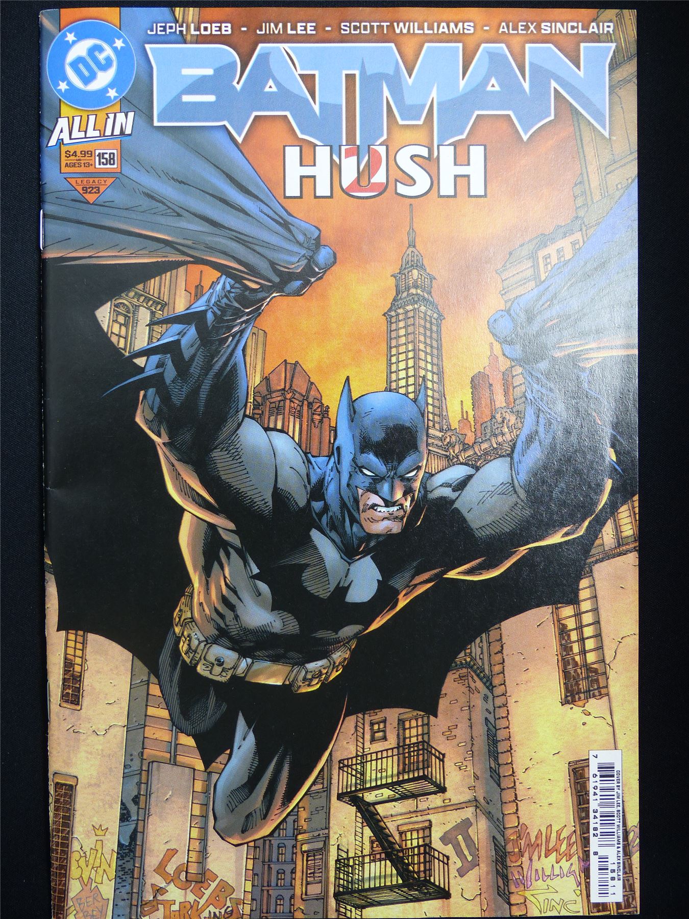 BATMAN Hush #158 - Dynamite Comic #3H7