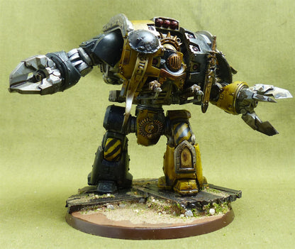 leviathan Siege Dreadnought with Claws painted - Imperial Fist - Warhammer Horus Heresy #1QI