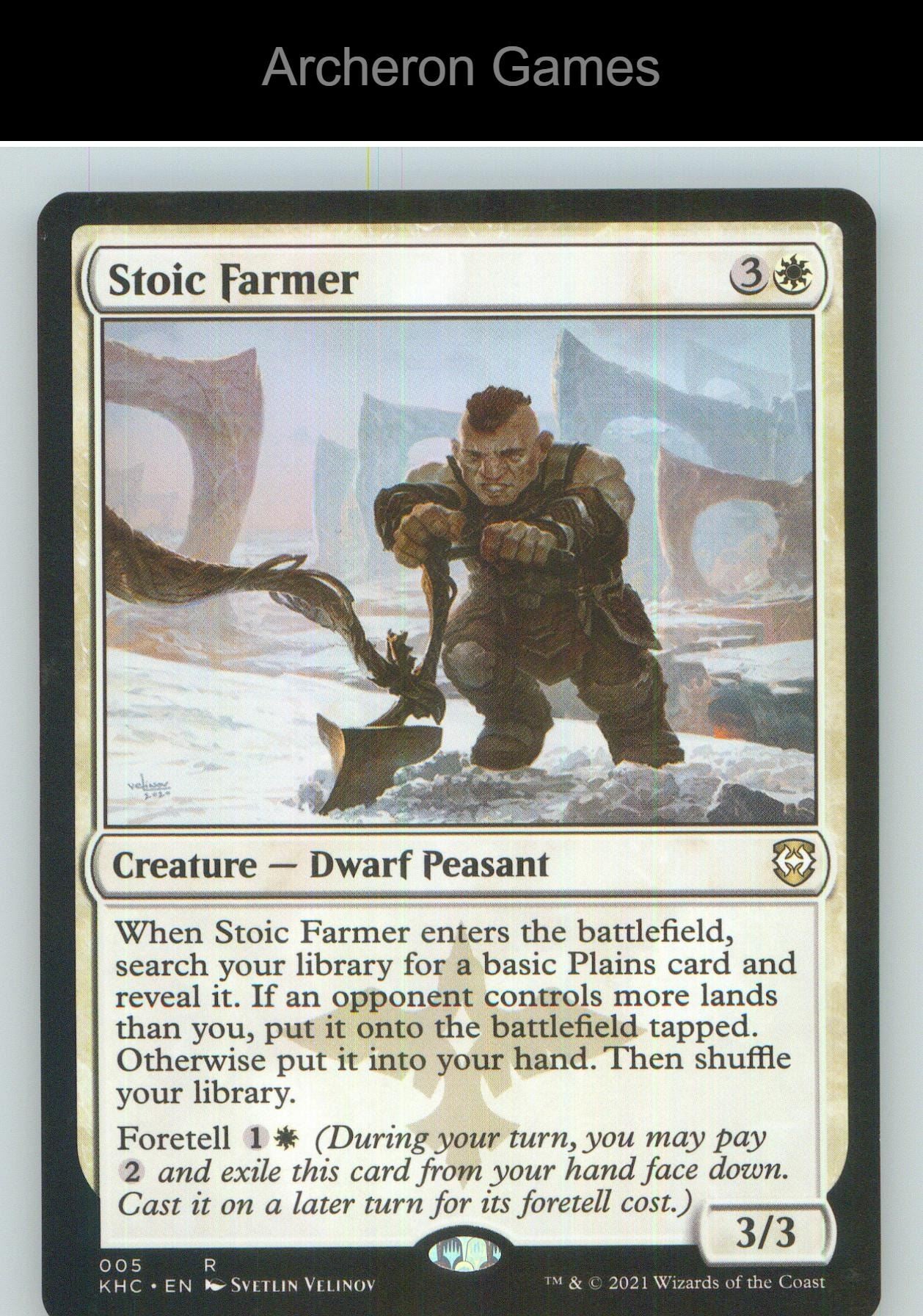 Stoic Farmer KHC 5 R MTG Card NM/EX+