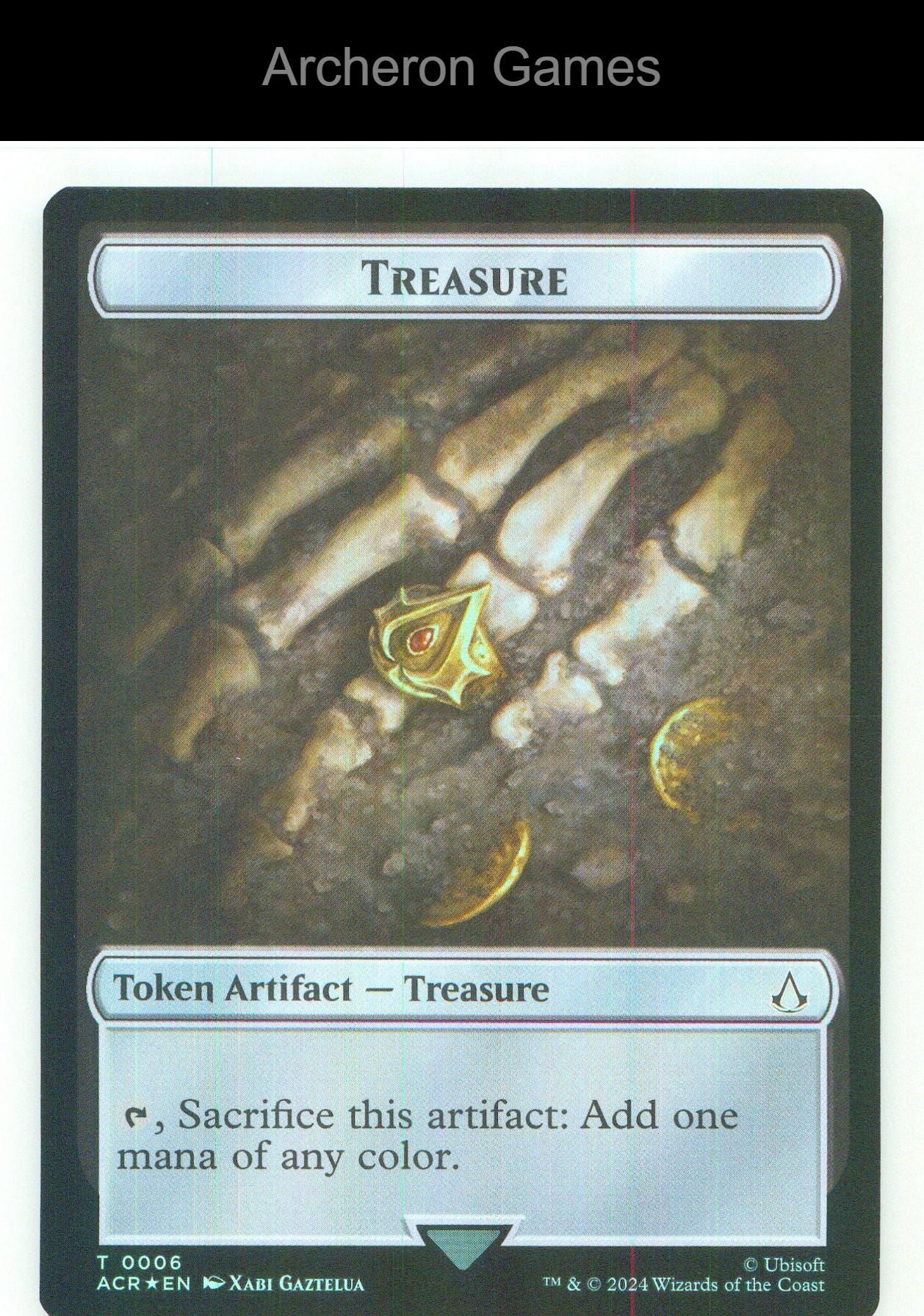 Treasure Token ACR 6 Token MTG Card NM/EX+