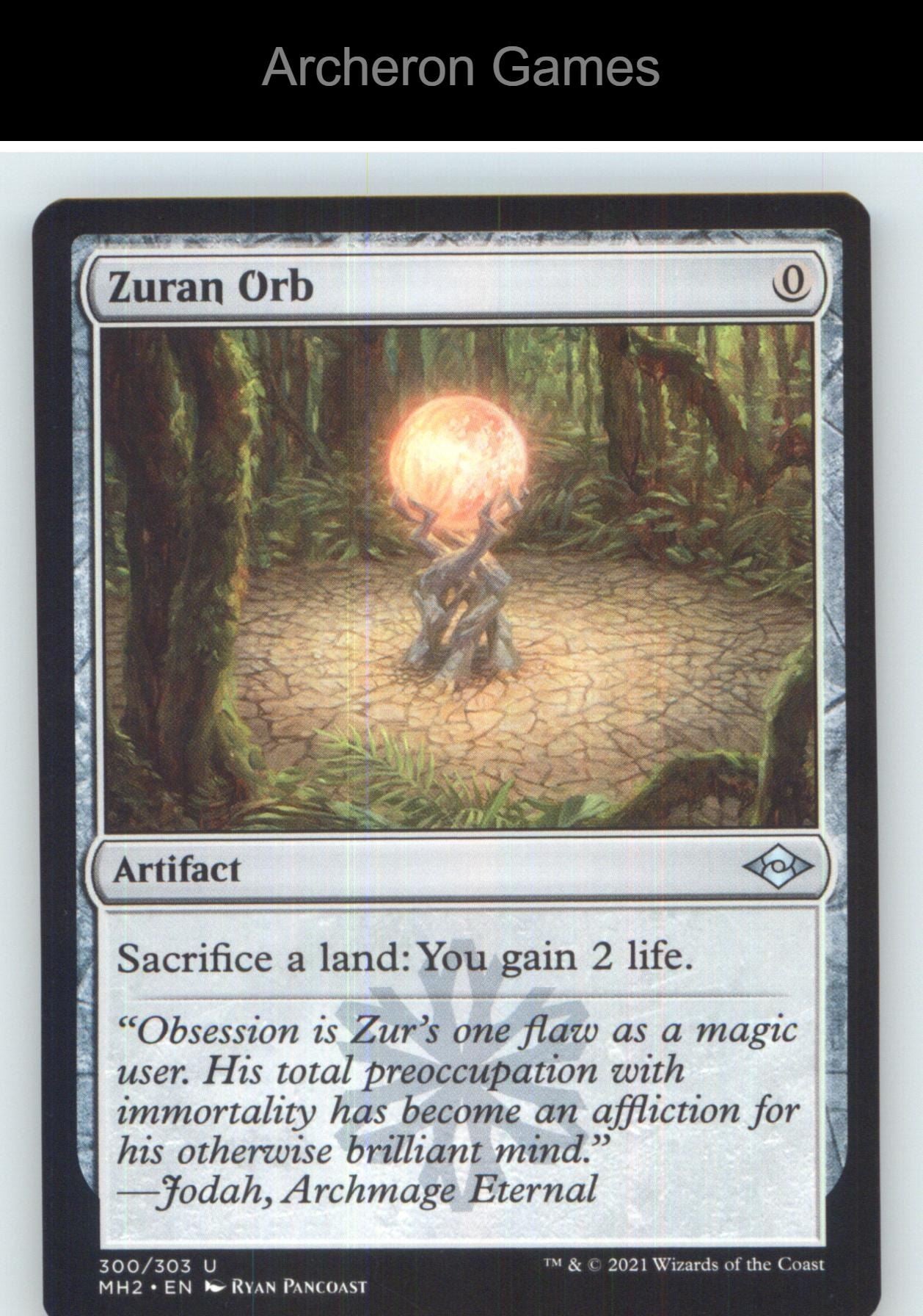 Zuran Orb MH2 300 UC MTG Card NM/EX+