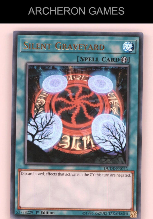 Silent Graveyard Ultra Rare YUGIOH Card