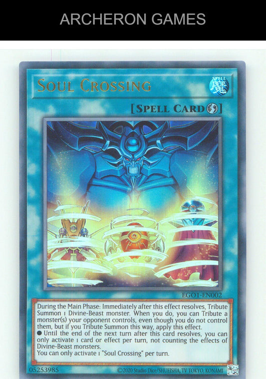 Soul Crossing UR YUGIOH Card Unlimited