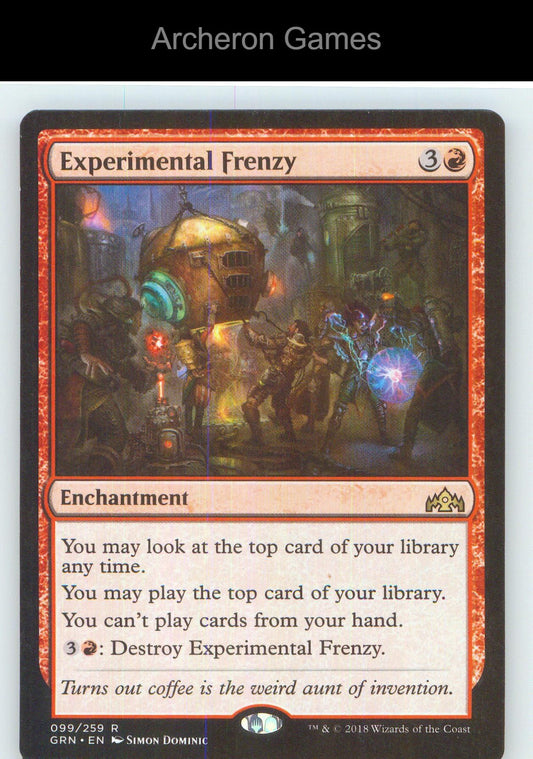 Experimental Frenzy GRN 99 R MTG Card NM/EX+