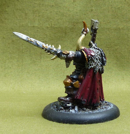 Classic Metal Chaos Lord painted OOP - Skaven - Warhammer AoS #53E