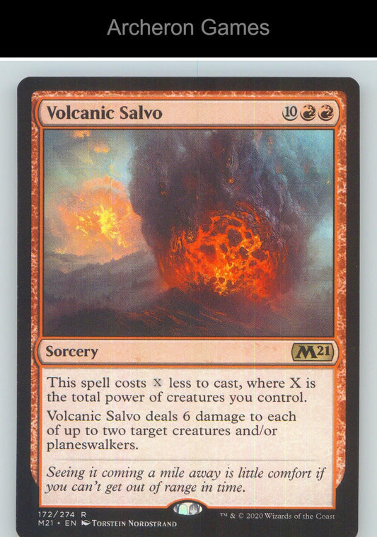 Volcanic Salvo M21 172 R MTG Card NM/EX+