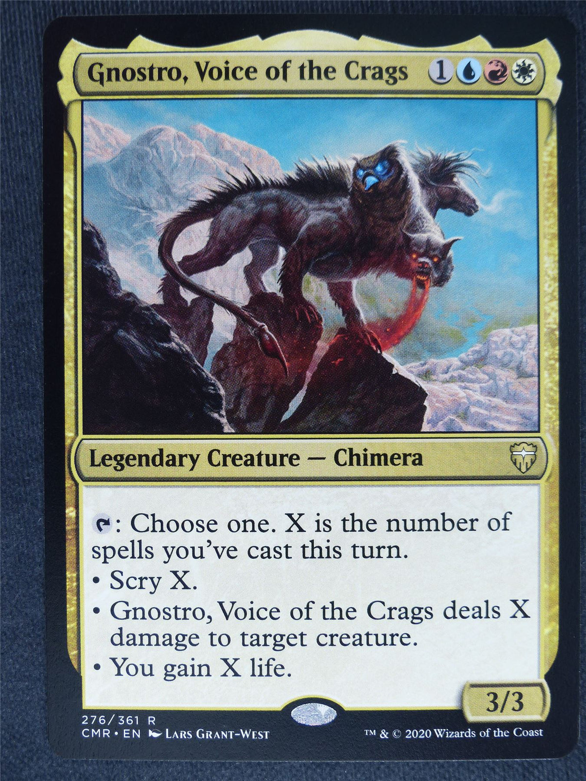 Gnostro Voice of the Crags - Mtg Magic Cards #B6