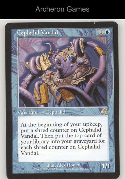 Cephalid Vandal 31 R MTG Card Torment