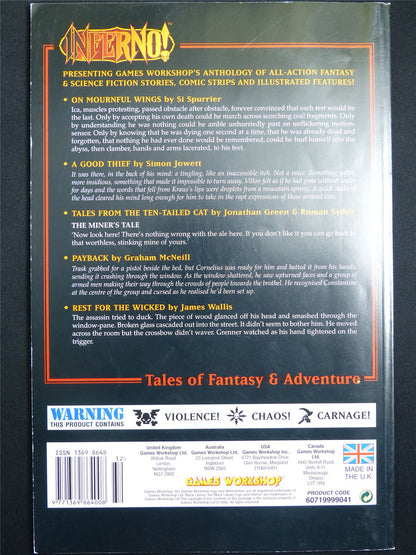 Inferno! Tales of Fantasy and Adventure #32 - Games Workshop Black Library Publication #1OE