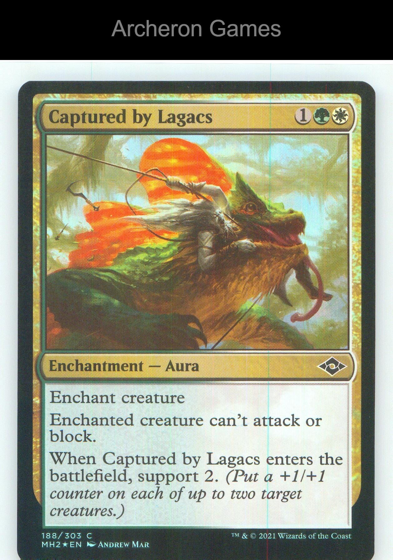 Captured by Lagacs MH2 188 C MTG Card NM/EX+ Foil
