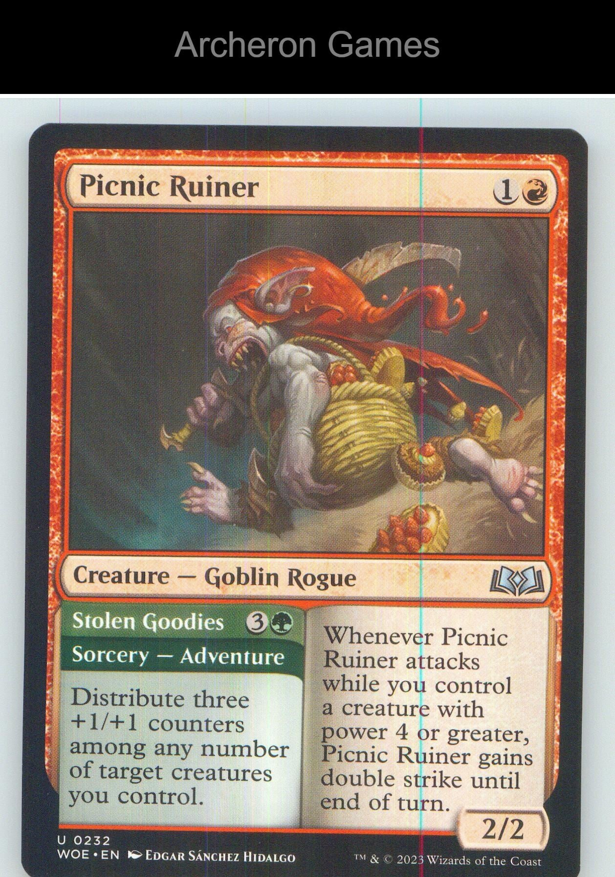 Picnic Ruiner WOE 232 UC MTG Card NM/EX+