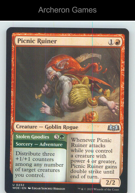 Picnic Ruiner WOE 232 UC MTG Card NM/EX+