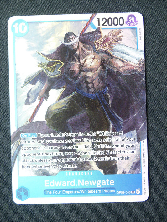 Edward Newgate OP08 SR Foil - One Piece Card #6IC