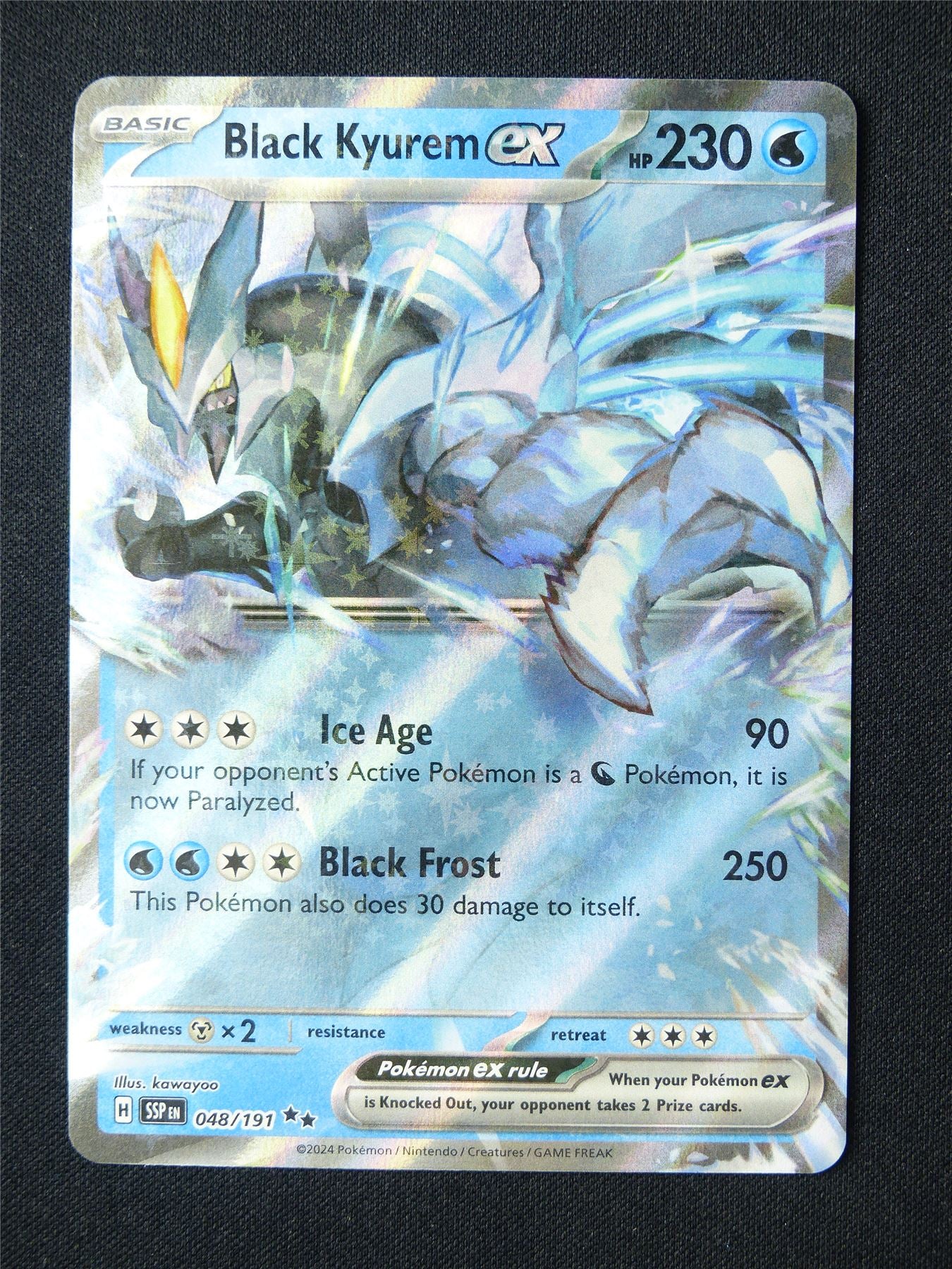 Black Kyurem EX 048/191 Holo - Pokemon Card #63O