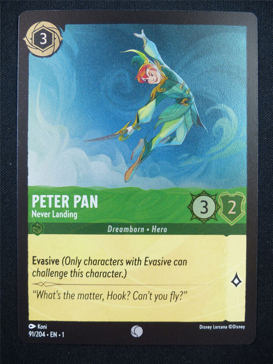 Peter Pan 91/204 Foil - Lorcana Card #M8