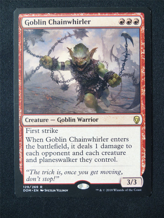 Goblin Chainwhirler - DOM - Mtg Card #5E8