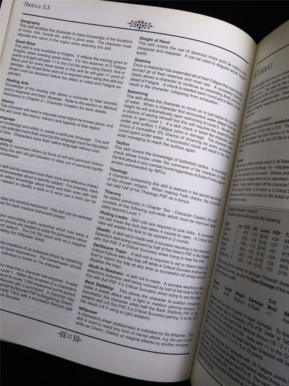 Chivalry & Sorcery: Light Booklet - Maple Leaf Games Roleplay Softback #2UO