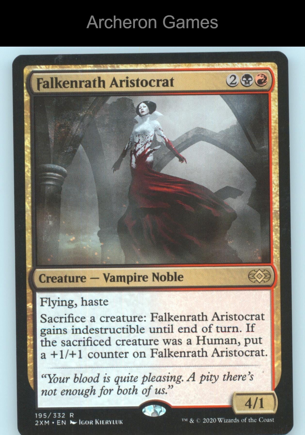 Falkenrath Aristocrat 195 R MTG Card Double Masters