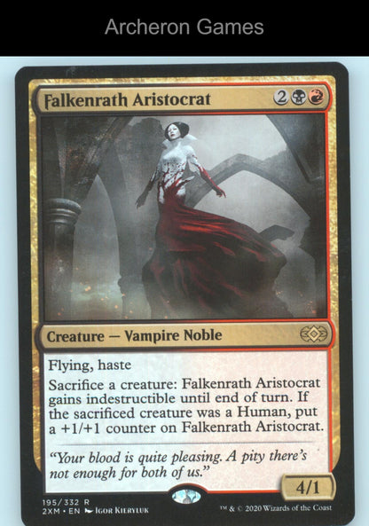 Falkenrath Aristocrat 195 R MTG Card Double Masters