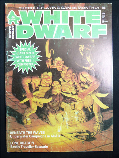 Vintage White Dwarf #68 OOP - Warhammer Magazine #LK