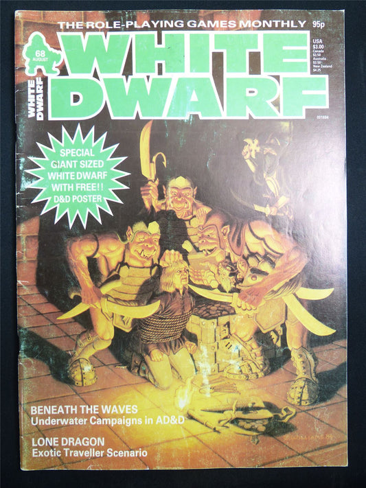 Vintage White Dwarf #68 OOP - Warhammer Magazine #LK