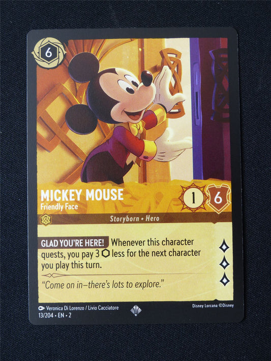 Mickey Mouse 13/204 - Lorcana Card #3BS