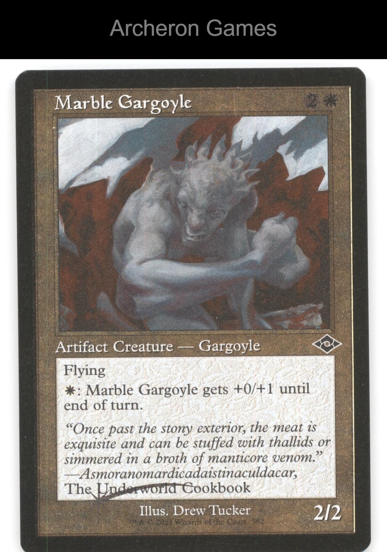 Marble Gargoyle (Retro Frame) 382 C MTG Card Modern Horizons 2
