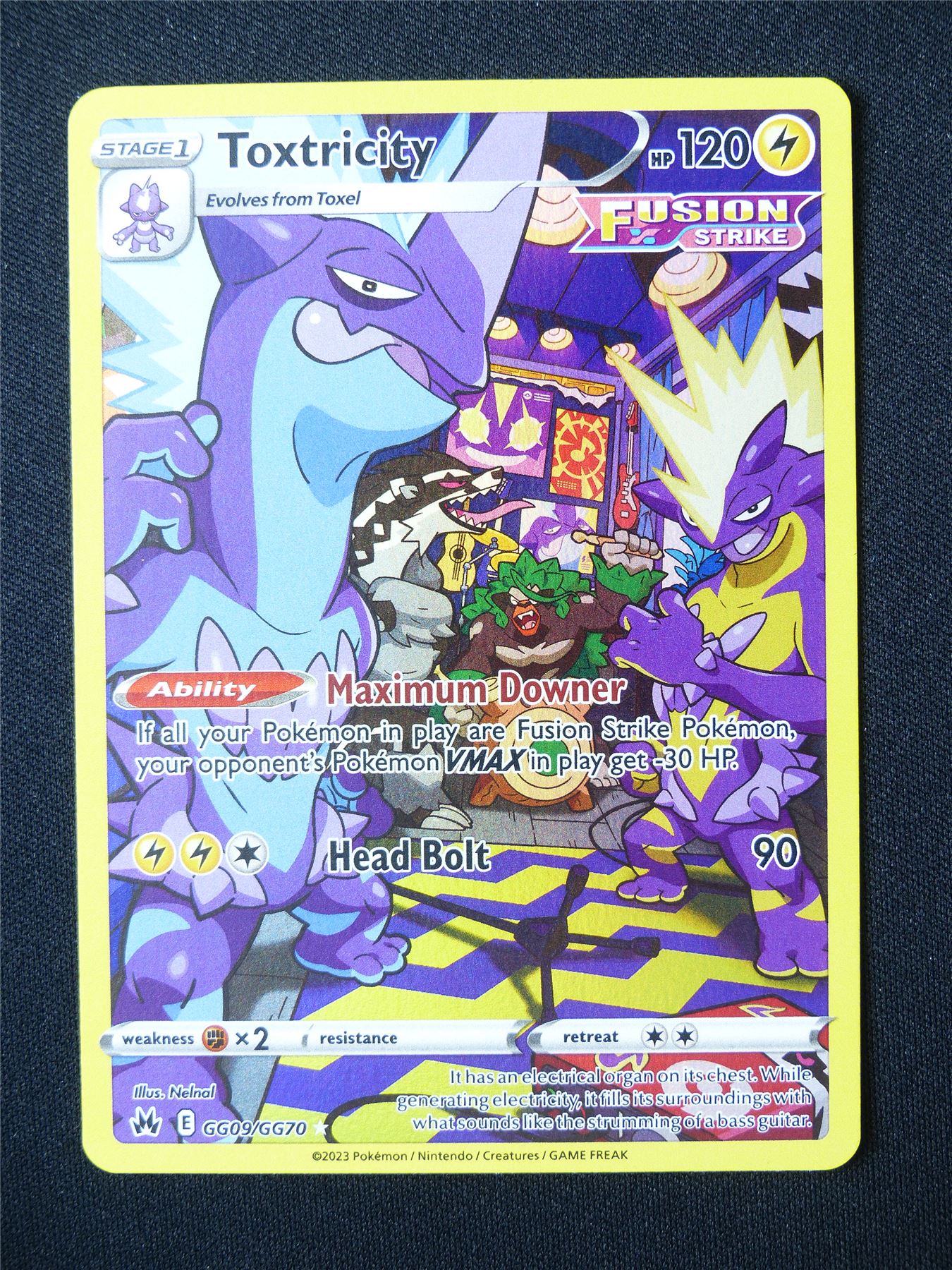 Toxtricity GG09/GG70 Holo - Pokemon Card #5U3