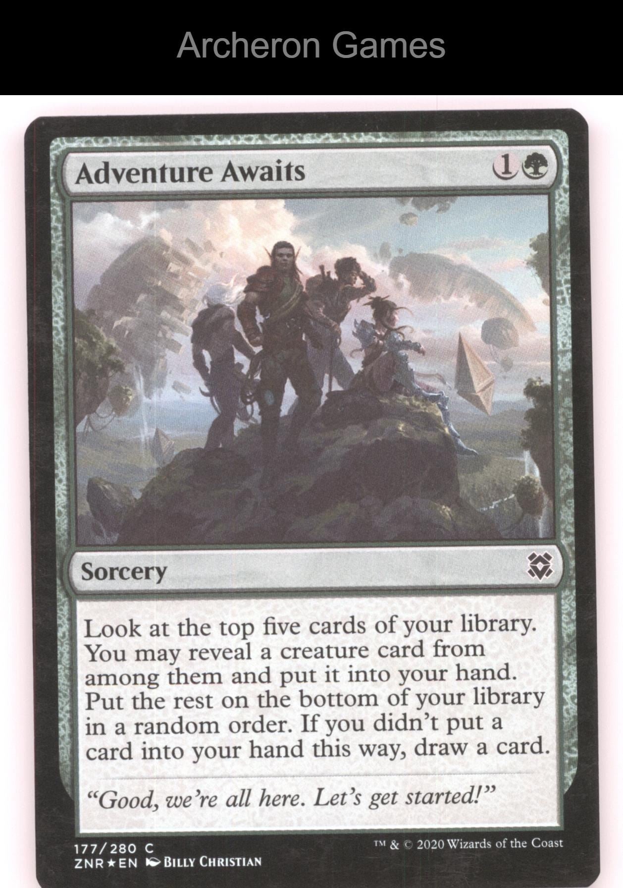 Adventure Awaits 177 C MTG Card Zendikar Rising
